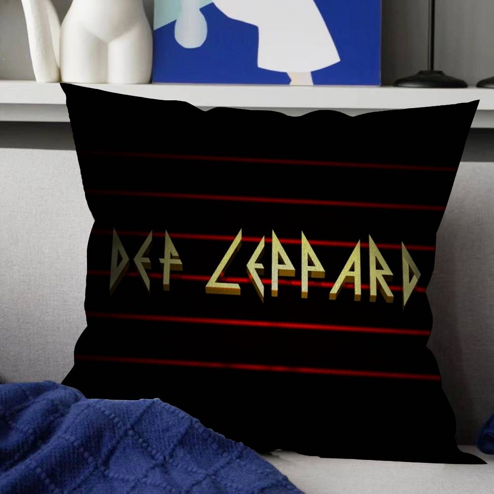 Classic Band Ddef LleppardS Maple Design Cushion Cover Happy Autumn Harvest Decor Holiday Decorati Pillow Cover