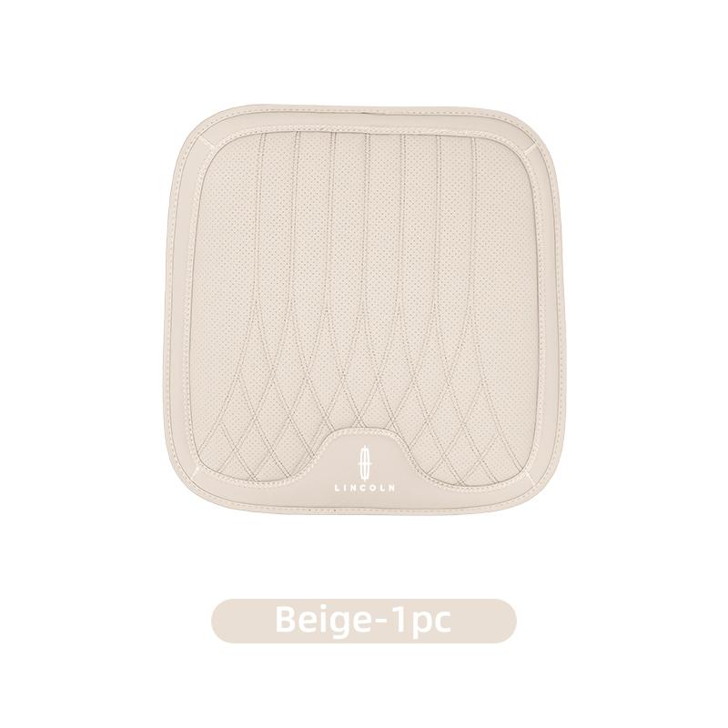Car Leather Seat Cushion Anti-slip Breathable For Lincoln MKZ MKX Aviator Navigator Continental Corsair MKC MKT Nautilus Voyager qnl0