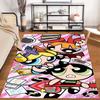 Powerpuff Girls Cartoon Carpets and Rug 3D Printing Carpet Floor Mat Living Room Bedroom Large Area Soft Carpet(JM004)