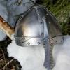 Средневековый нормандский доспех викинга, шлем 18GA SCA LARP, боевой рыцарский шлем, стальной шлем викинга