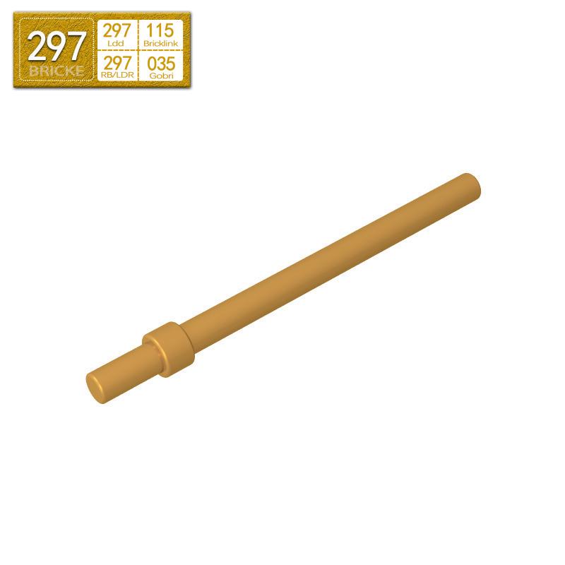 BRICKE Guest Building Blocks 1x6 with Stop Cylinder, Lego Compatible (63965, 18274, 93790, 4095)