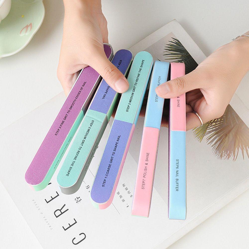 Professional Beauty Tools Pedicure Sanding Buffer Nail Care 7 Sided Nail Files