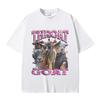 Funny Throat Goat Graphic Print Tshirt Male Fashion Oversized Streetwear Unisex Unisex Casual High Quality Pure Cotton Short Sleeve