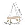 with Hook Parrot Swing Toy Wear-Resistant Parrot Cage Hut Bird Toy Hammock  Pet Bird Training