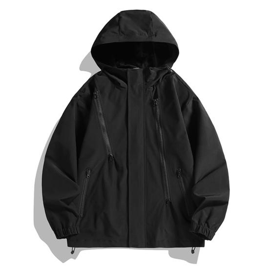 Мужская куртка Yousheng, осенне-зимняя ветровка с капюшоном, куртка из софтшелла, повседневное пальто для походов на открытом воздухе, для езды на велосипеде, бега, путешествий