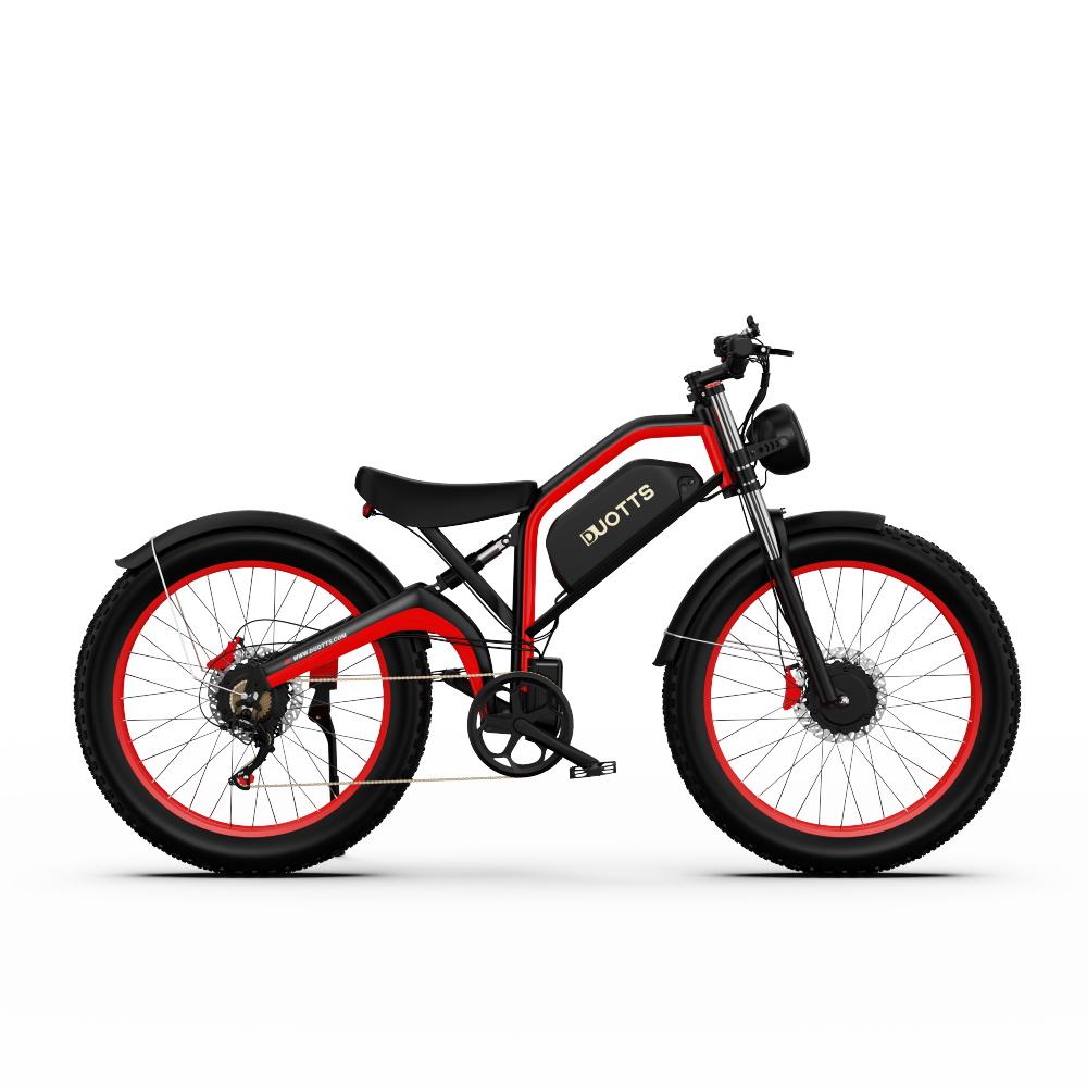DUOTTS N26 Electric Bike 750W Motor, 48V 20Ah Samsung Battery, 120KM Range, IPX4 Waterproof, 55° Climbing