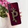 For OPPO A55 Royal Crown Initial Letter Couple Phone Case For Oppo A55 A 55 4G CPH2325 Soft Silicone TPU Covers Bumpers