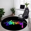 1 шт. Модный круглый ковер Stussy для офиса, комнатный коврик, подходящий для офиса, под офисные стулья, спальни, гостиной, домашнего декора, декора комнаты