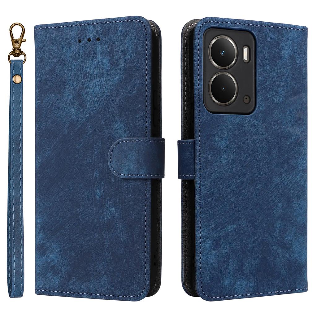 For Realme Neo7x 5G/P3 5G Case Wallet RFID Blocking PU Leather Cover Stand with Strap