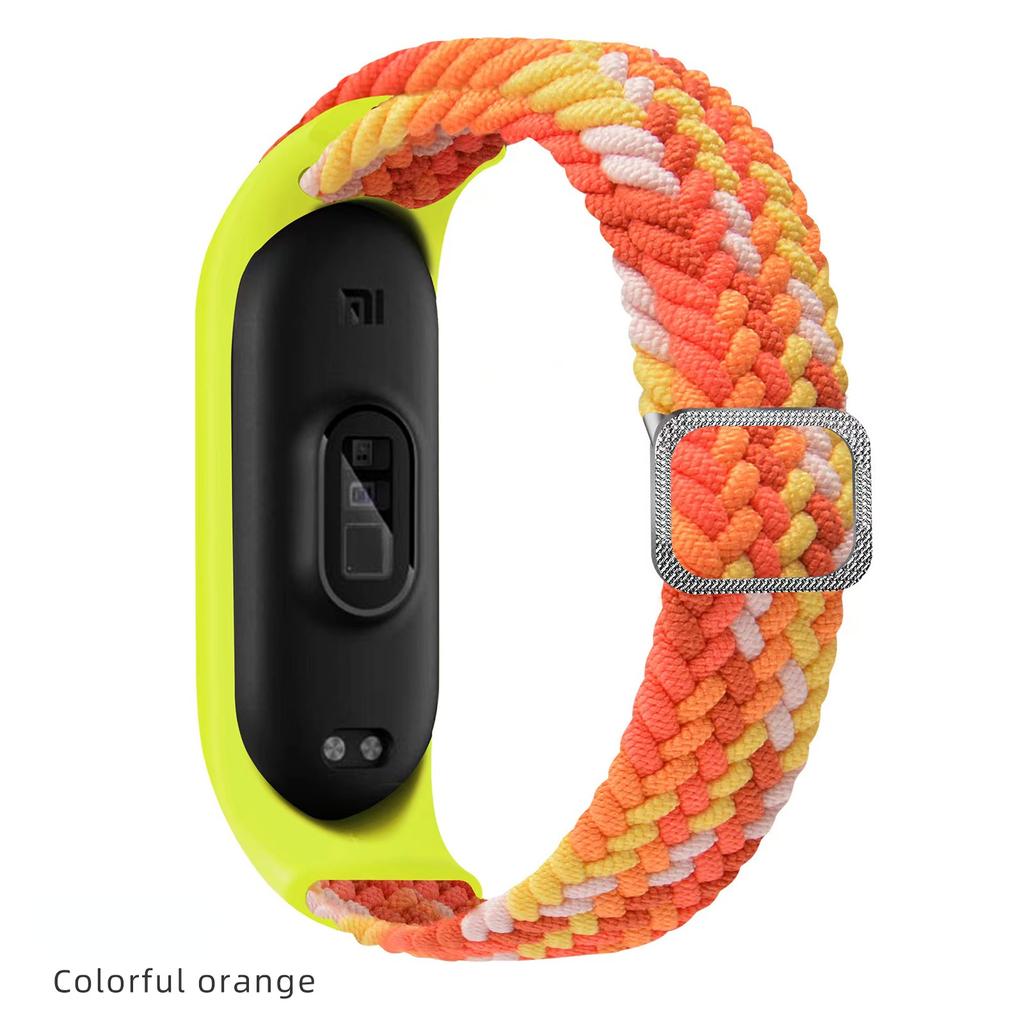 NEW Nylon Loop For Xiaomi Mi Band 7 Nfc Smartwatch Wristband Sports Miband7 Correa Replacement Bracelet Smart Band 6 5 4 3 Strap