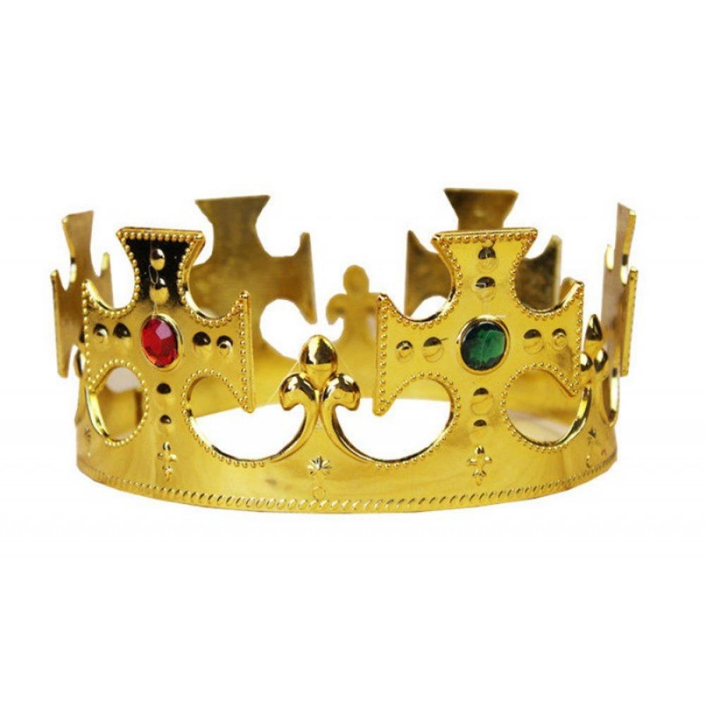 Fashion Jewelry King Costume Accessory Gold Crown Toy Princess's Crowns Round Tiaras Men's Crown