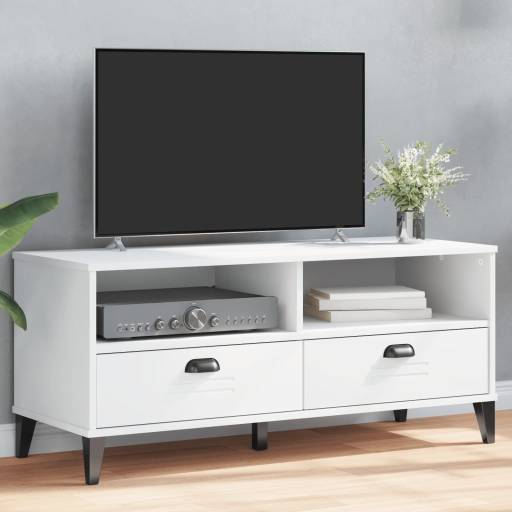 TV Cabinet VIKEN White Particleboard
