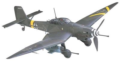 Hasegawa Штурмовик Люфтваффе Junkers Ju87G Stuka Kanonen Vogel пластиковая модель ST25 1/32 противотанковый
