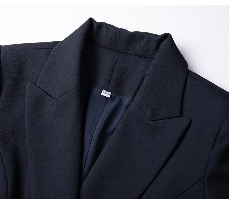 2024 Женский профессиональный осенний костюмный набор - Элегантный, плотный стиль для формальных поездок на работу и приема в отеле