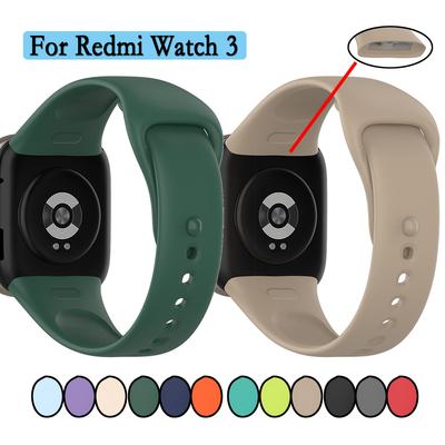 Для Redmi Watch 3 Силиконовый ремешок для часов Высококачественный силиконовый ремешок для смарт-часов Цветной ремешок Наручный браслет Correa