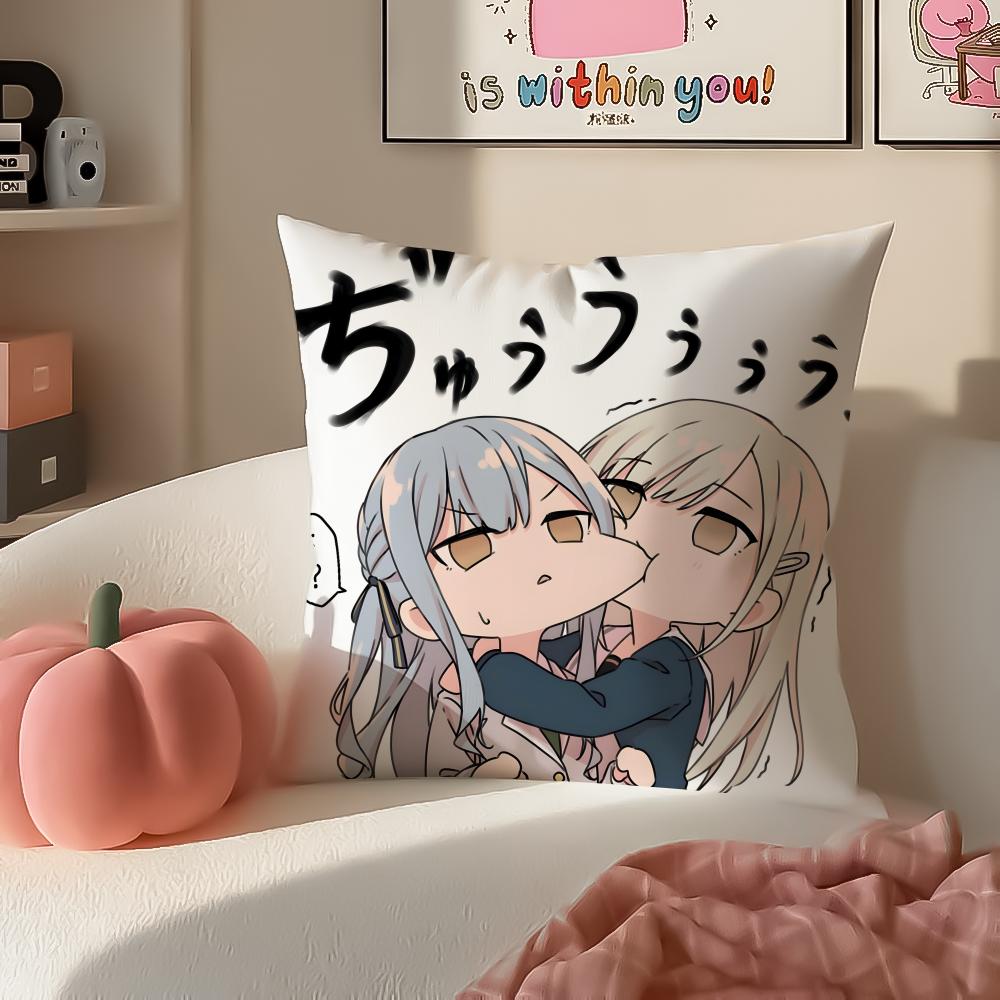 Аниме Мультфильм BanG Dream Its MyGOCute Наволочка Подушка Короткий Плюш Невидимая молния Комната Диван Наволочка