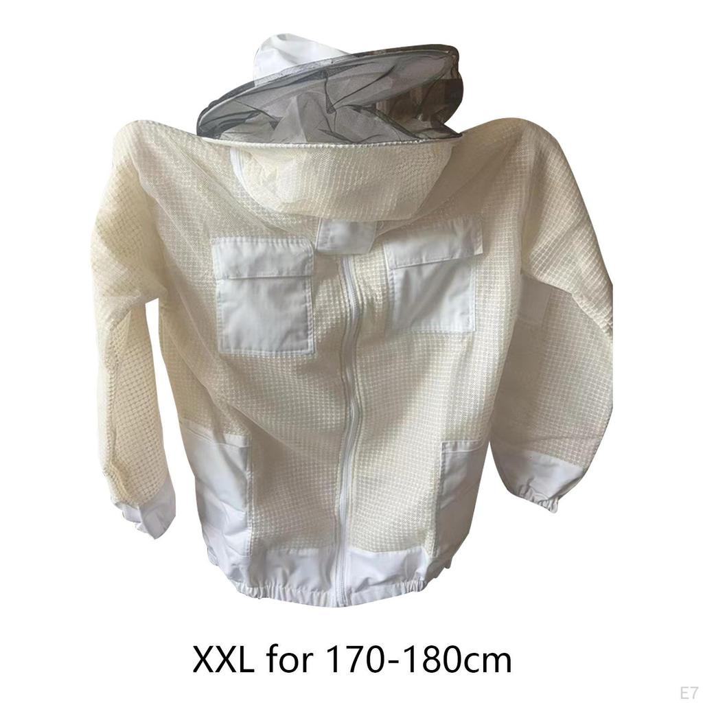 Beekeeping Jacket Beekeeper Clothing Bee Keeping Supplies Breathable Professional Lightweight with