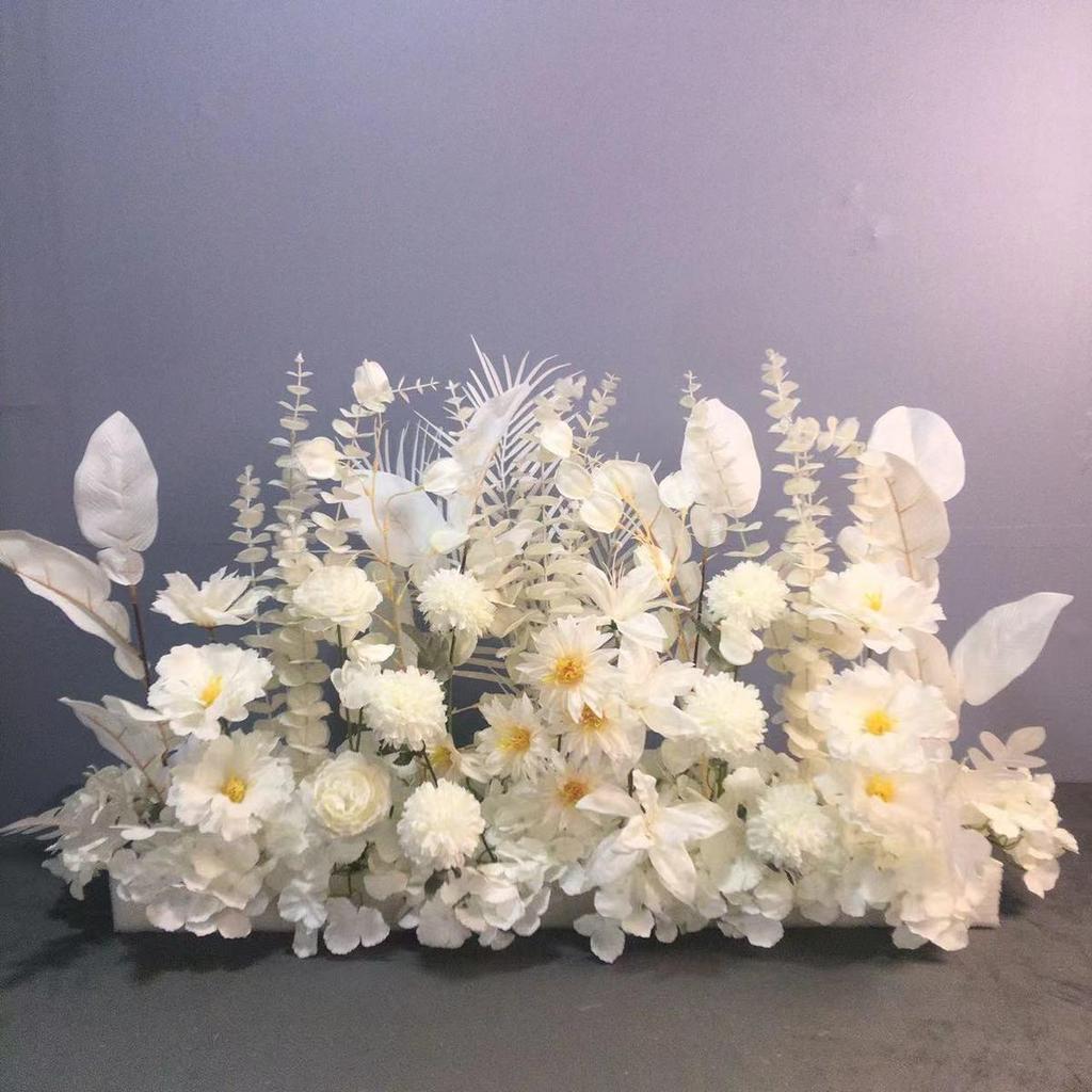 Большой набор для украшения свадебной дорожки и Т-сцены из шелковых цветов