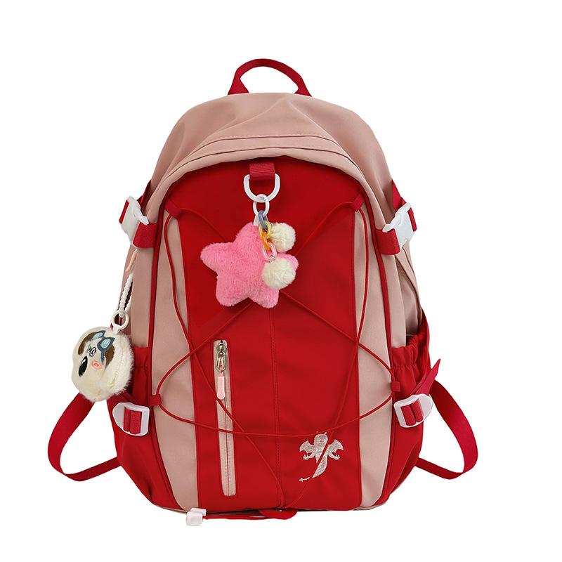 College Students, Middle School Students, Leisure Large-capacity Schoolbags, New Color Matching Backpacks, Travel Backpacks