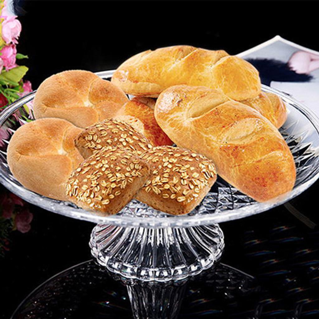 Акриловый поднос для кексов с фруктами, легкая, небьющаяся десертная тарелка для украшения вечеринки