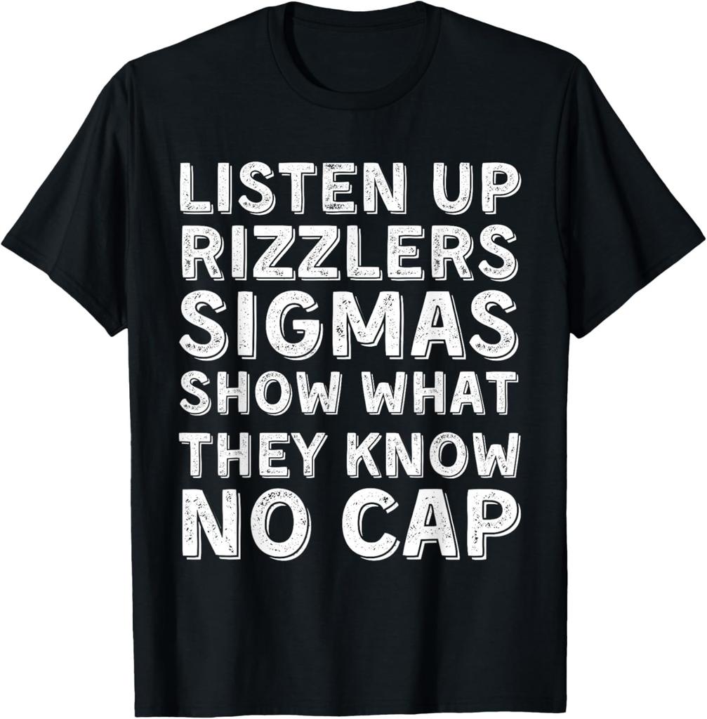 Funny Testing Shirt for Teachers - Listen Up Rizzlers Unisex T-Shirt