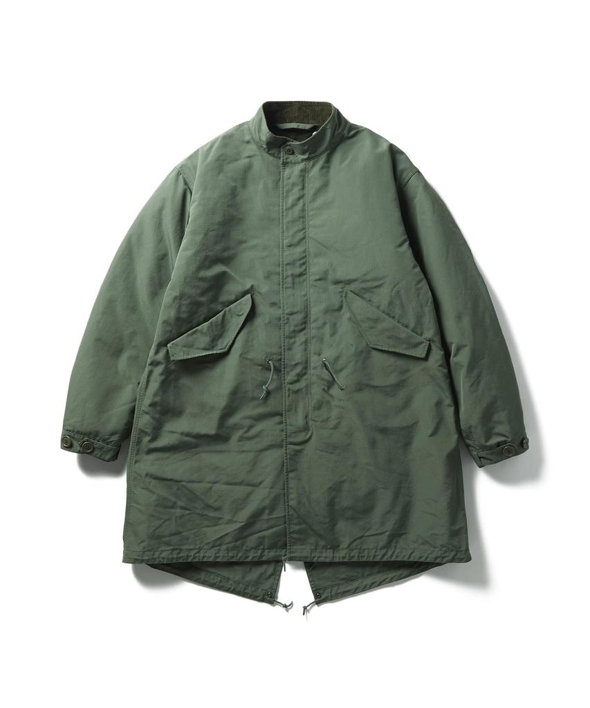 Snow Peak TAKIBI Ripstop Adjustable Fishtail Coat Outerwear XL JK-25AU016, Jacket/Overcoat, Men's/Women's, Olive,