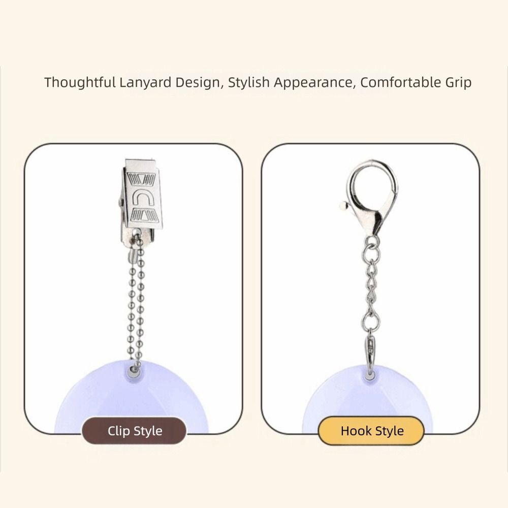 LED Light Keychain Light Rechargeable Mini Touch Light Fashion Star Pendant Keychain  Bedroom Use