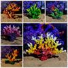 Colorful Artificial Coral Ornament Unique Coral Water Plant Figurines  For Aquarium Fish Tank