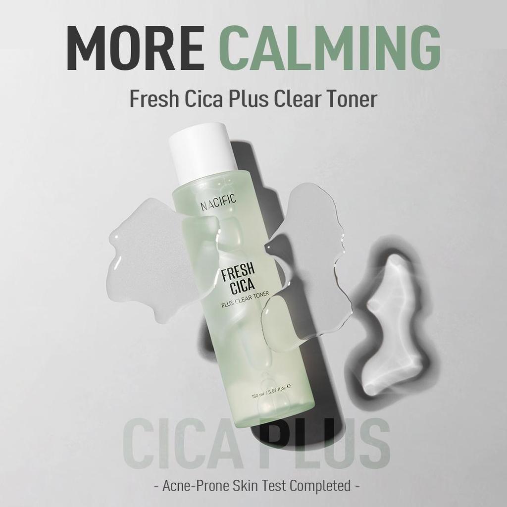 [NACIFIC] Fresh Cica Plus Clear Set (toner, serum)
