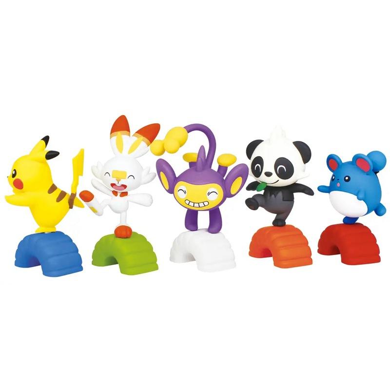 TAKARA TOMY POKEMON GACHA Tire Model Pikachu Scorbunny Marill FIGURE MODEL Gashapon Toy