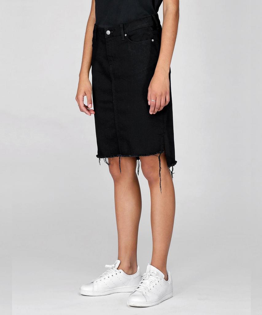 Dr. Denim Mini Skirt - Light Retro / Black