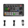 F998 Condenser Microphone With Auditory Mixer Sound Card For Clear Auditory In Podcasts And Music Production
