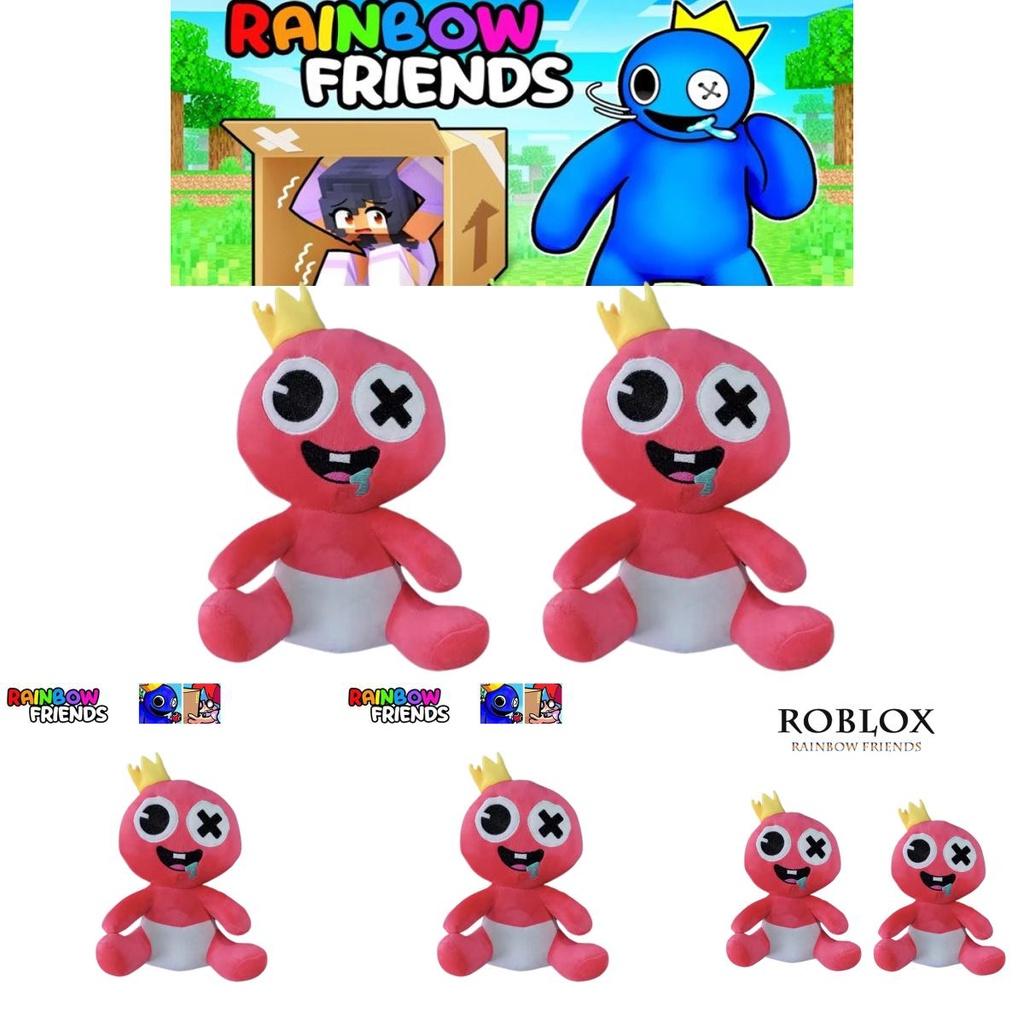 Мягкая плюшевая игрушка Roblox Rainbow Friends нежно-розового цвета, мягкая набивная кукла для обнимания, детский подарок