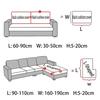 Splashproof Jacquard Sofa Cushion Cover For Living Room Anti-Slip Anti-Dust Thickening Elastic Sofa Cover Furniture Protector