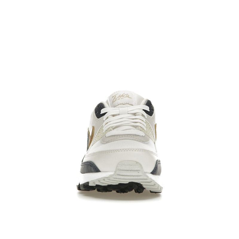 Nike Кроссовки женские Air Max 90 Olympic White Navy Coconut-Milk HF3444-100