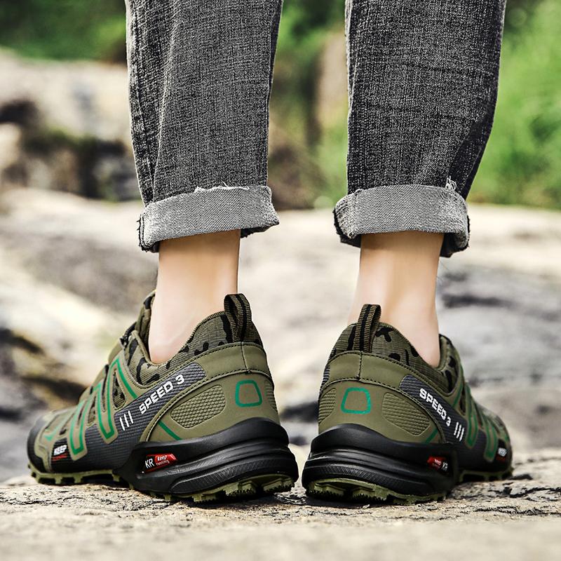 Походная обувь для мужчин, дышащая обувь для альпинизма, нескользящая походная обувь, мужские уличные мужские охотничьи ботинки