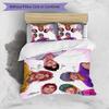 Kpop Demon Hunters Pattern Printed 3PCS Bedding Set, Soft Skin-Friendly Washable Duvet Cover & Pillowcases Set