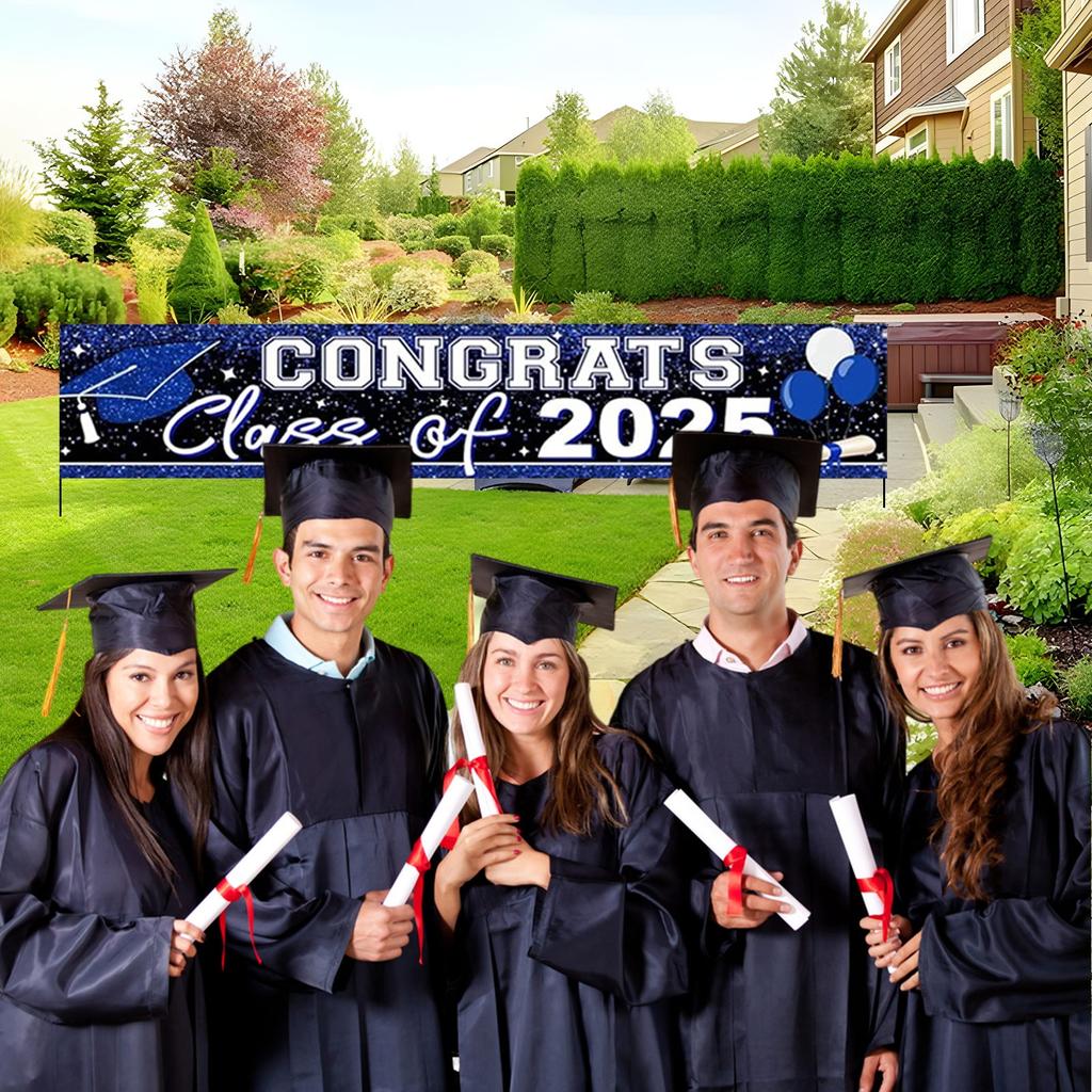 Graduation Banner Theme Party Decorations Graduation Couplet Banner Graduation Backdrops