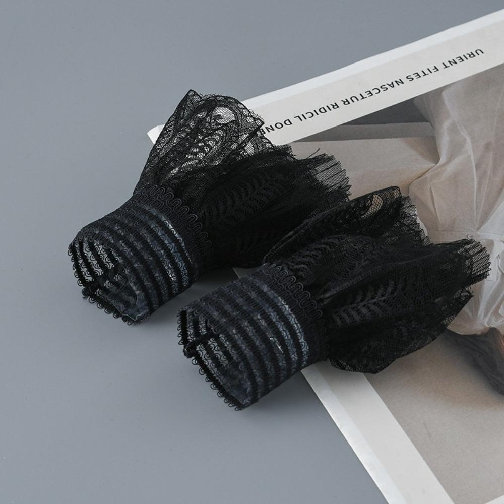 New Detachable Fake Cuff White Black Wrist Cuff Lace Cuff