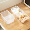 Expandable Refrigerator Plastic Storage Box With Partition Fruit Vegetable Storage Container Egg Box Kitchen Organizer
