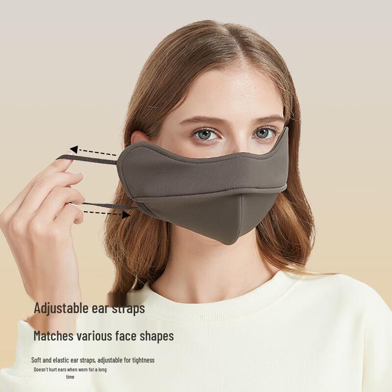 Теплая зимняя маска для похудения "Рыбья кость"