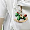 Yousheng Cute Pony Pendant Car Rearview Mirror Charm Elegant Faux Leather Hanging Ornament for Car Interior Decor Horse Lover Gift