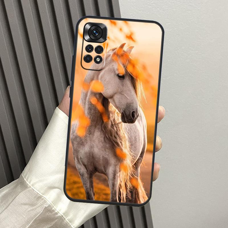 Чехол Животное Скакун Лошадь Для Xiaomi Redmi Note 10 Pro Note 11 8 9 12 Pro 11S 10S 8T Redmi 10C 12C 9C 9T