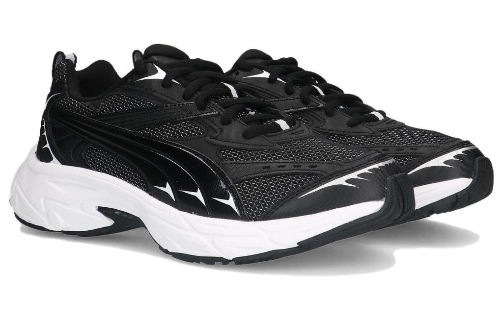 Men's Sneakers PUMA Morphic Cushioning, Wear Resistant Running Shoes Unisex Black