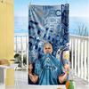 Haaland Beach Towel High Absorbency & Quick-Dry Comfortable Lightweight Suitable for Sports, Travel, Swimming, Yoga, Bathroom, Beach, And Pool