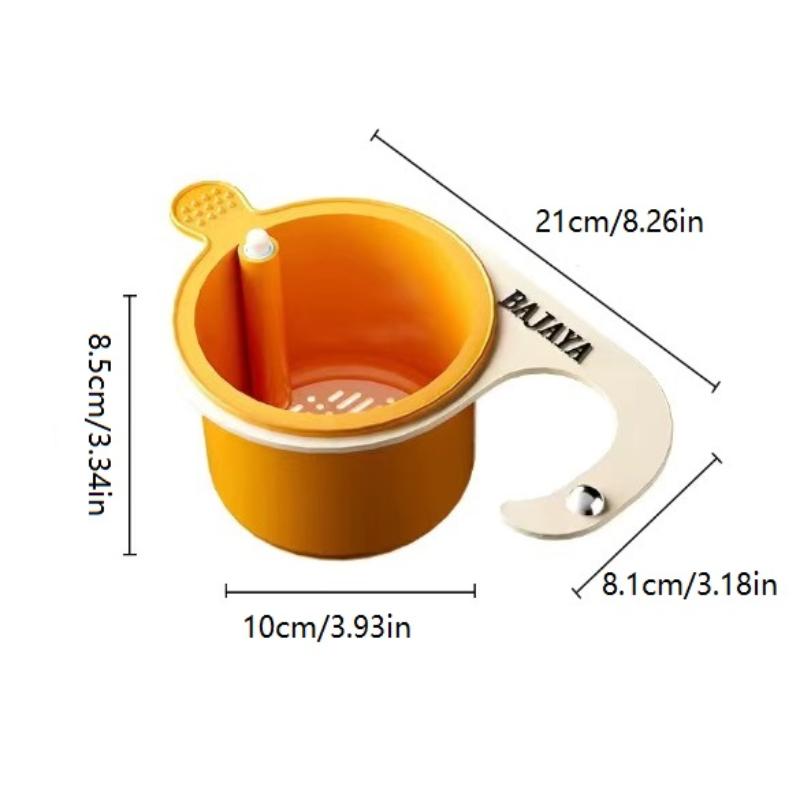 1 шт. Фильтр для кухонной раковины, Сливное сито, Герметичный фильтр, Многофункциональная корзина-дуршлаг, Регулируемая подвесная корзина для слива в раковину