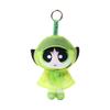 Powerpuff Girls Plush Keychain - Cute Cartoon Bubbles Pendant Birthday Gift