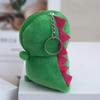 Charming Japanese Dinosaur Plush Keychain Unique Cartoon Style With Cozy Velvety Fabric