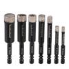 Для мрамора, кирпича, керамики, гранита, стекла, открывалка для отверстий, паяное сухое сверло, шестигранный хвостовик, сверло 5/6/8/10/12/16 мм, инструмент для сверления