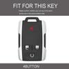 TPU Entry Case Remote Key Fob Shell for Chevrolet Silverado 1500 Colorado 2500 3500 Tahoe Suburban for GMC Sierra Canyon 2014